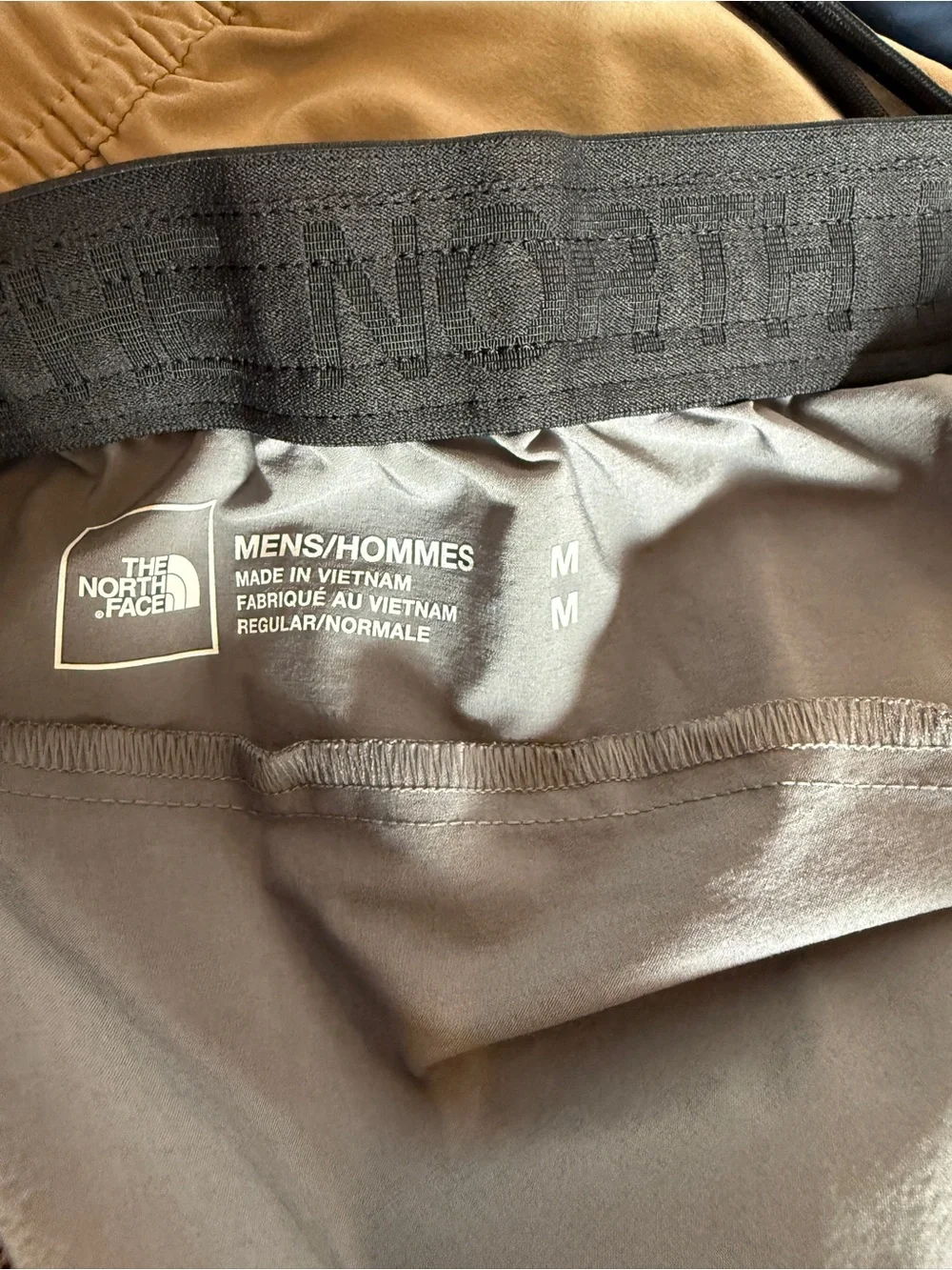 The North Face Men's Light Gray Athletic Shorts